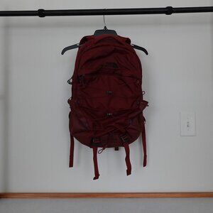 The North Face Borealis Backpack FlexVent Burgundy Hiking Padded Laptop Bag